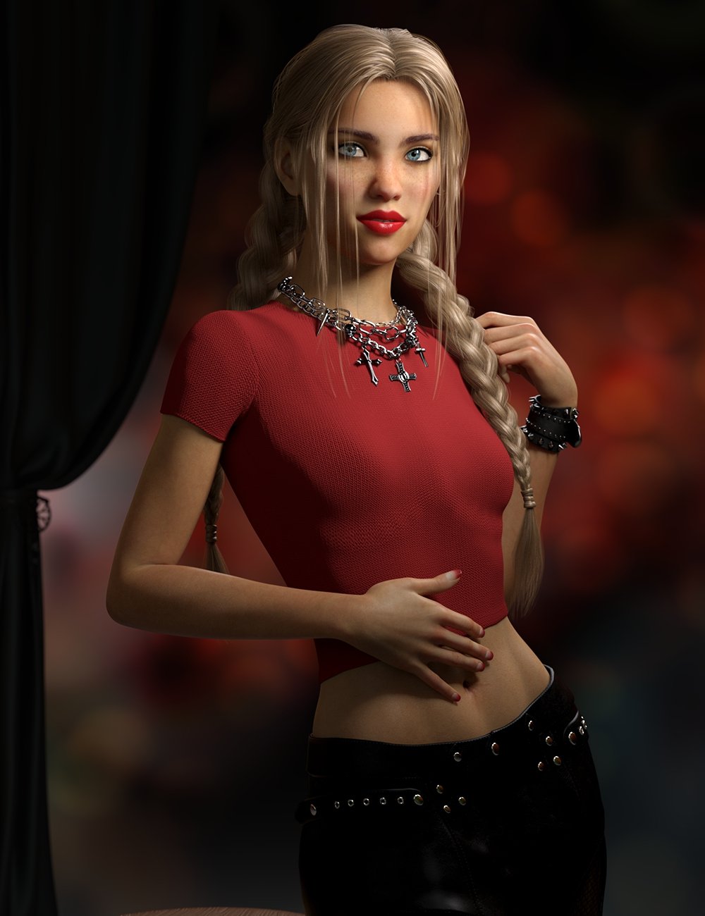 Tuesday HD for Genesis 3 and 8 Female by: Lyoness, 3D Models by Daz 3D