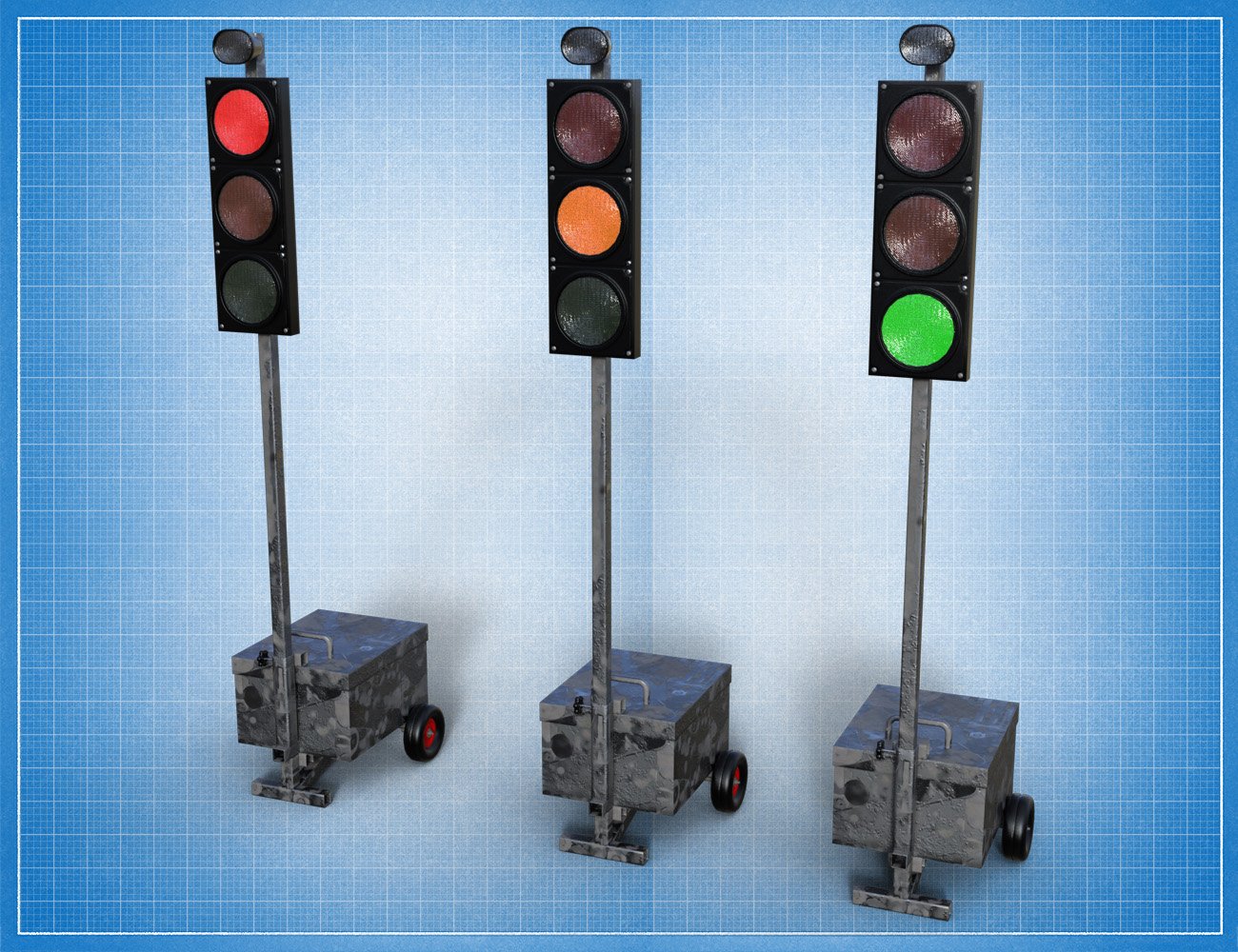Road Works Stuff Road Works Stuff by: David BrinnenForbiddenWhispers, 3D Models by Daz 3D