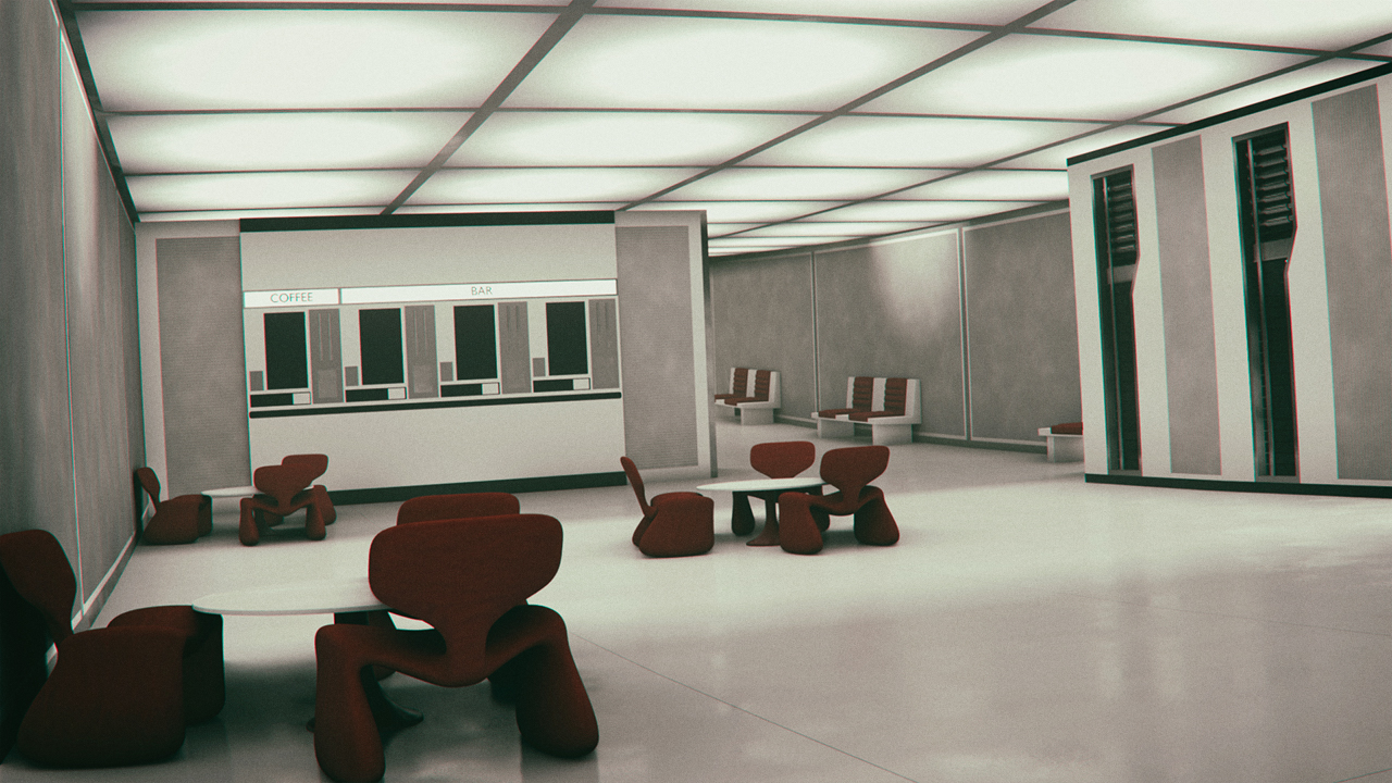 Retro Sci-fi Corridor Retro Sci-fi Corridor by: Mely3D, 3D Models by Daz 3D