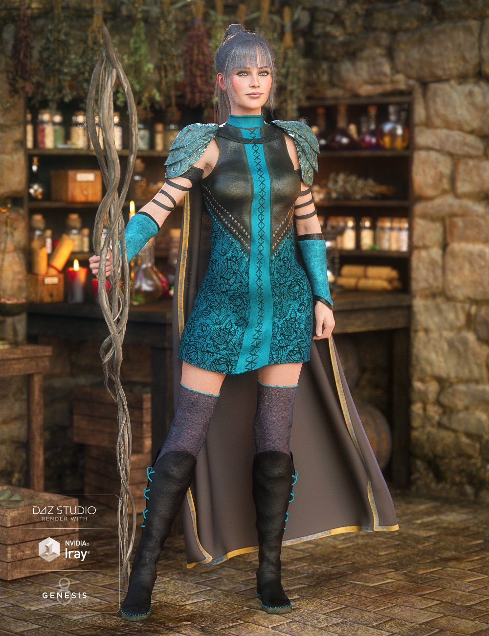 Mage Apprentice: Fable by: Moonscape GraphicsSade, 3D Models by Daz 3D