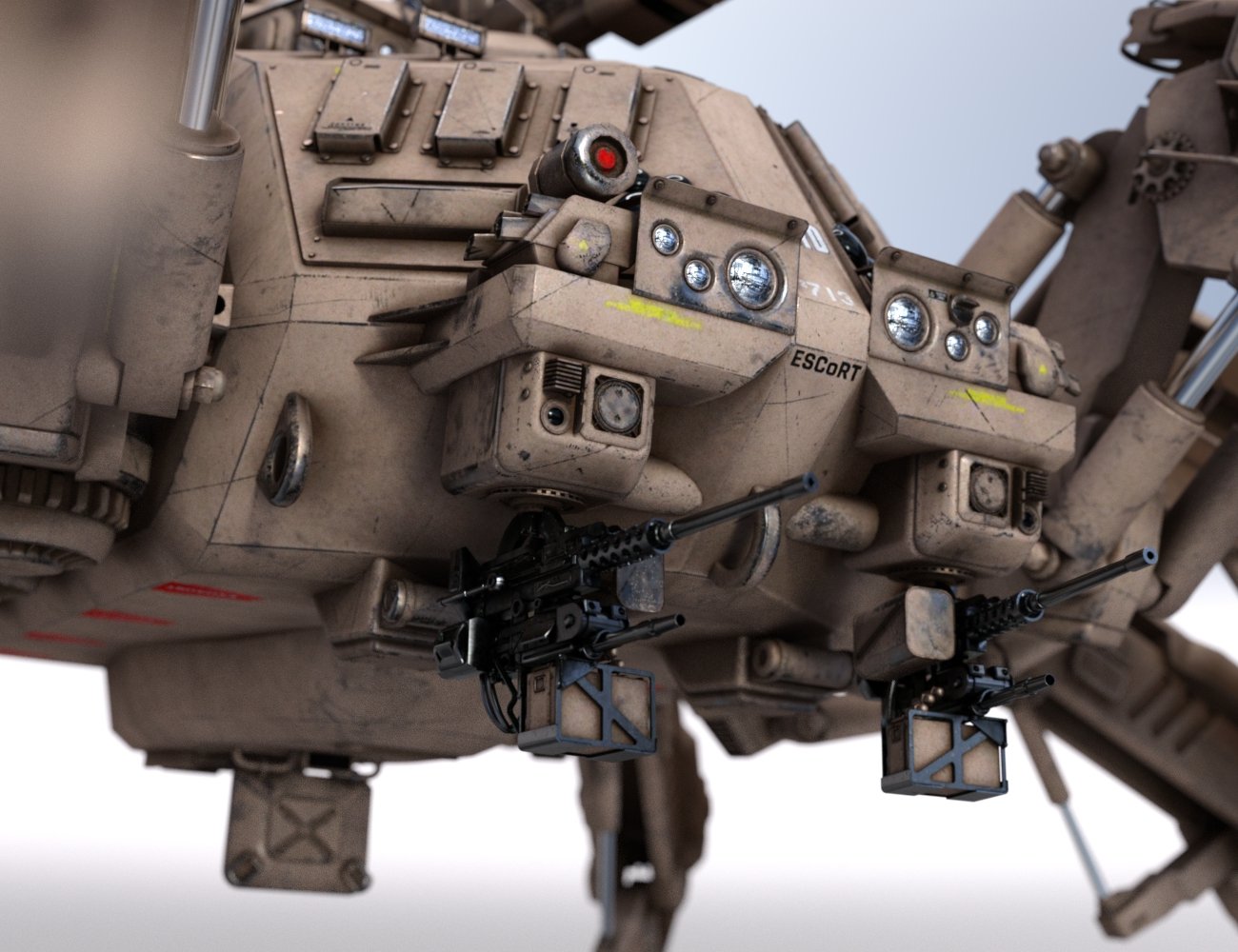 LG80 Spider Mech | Daz 3D