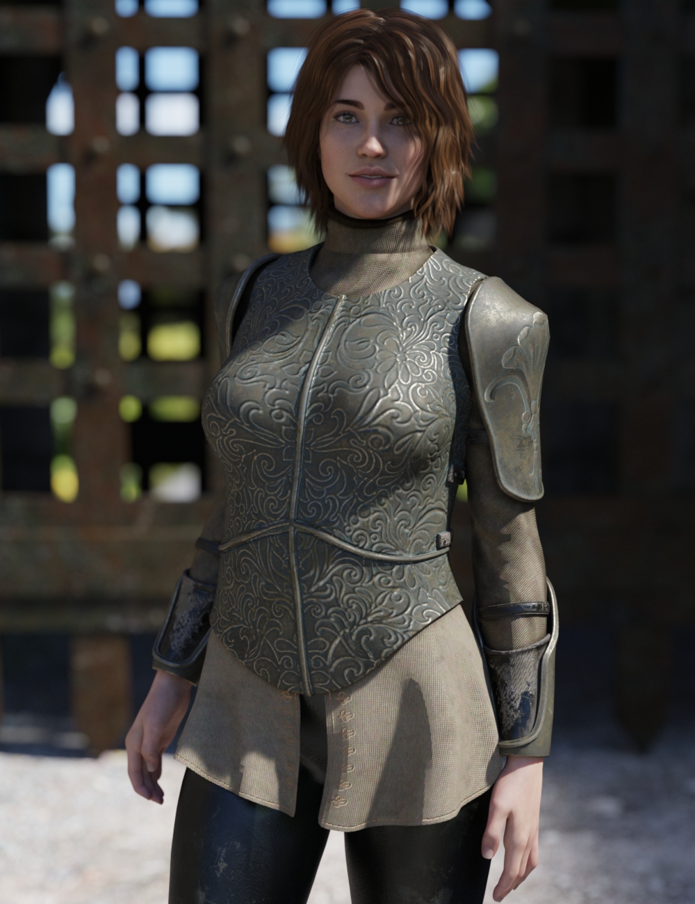 Maid At Arms Armor for Genesis 8 Female(s) by: Moonscape GraphicsSade, 3D Models by Daz 3D