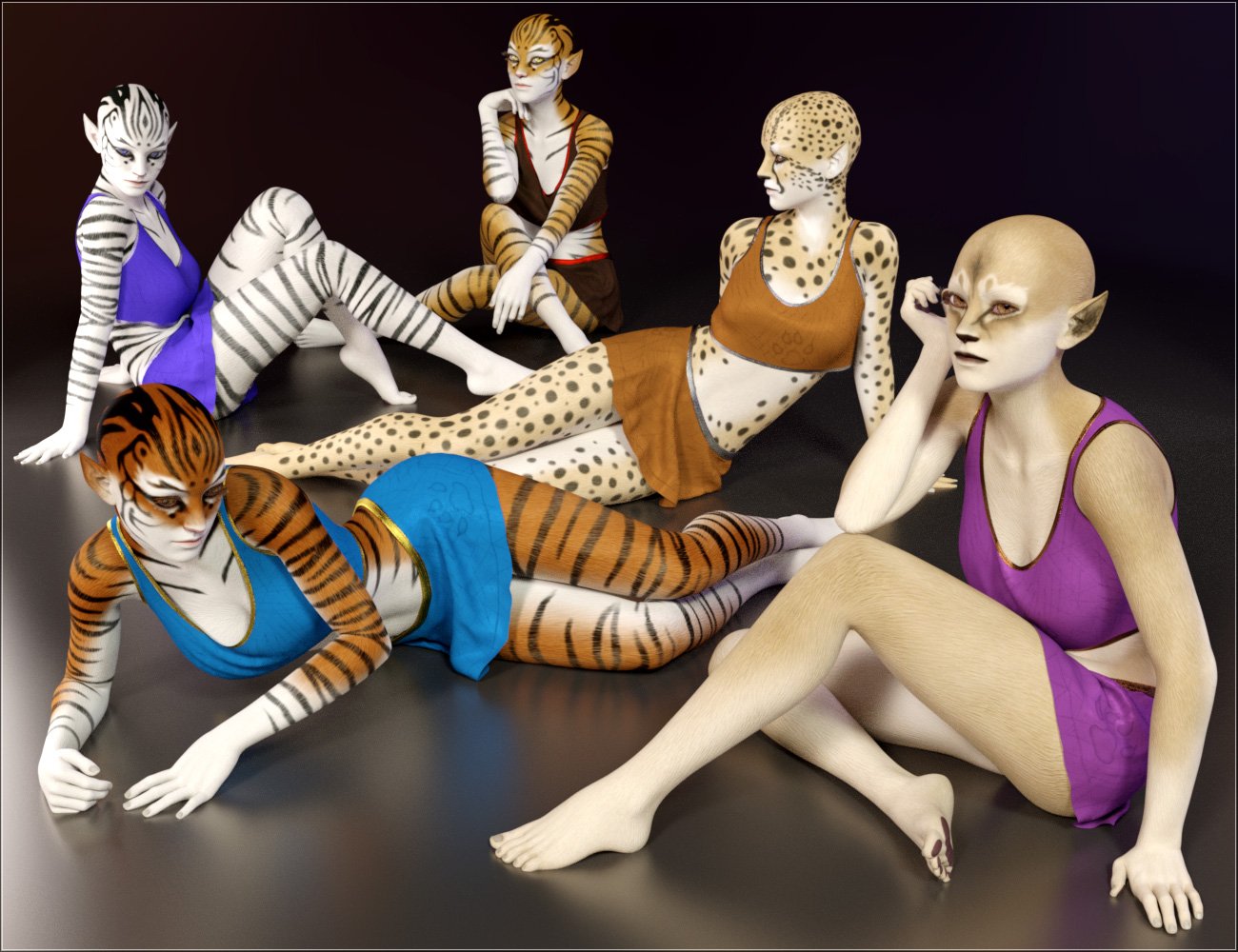 Catgirl Megapack for Genesis 8 Female(s) Catgirl Megapack for Genesis 8 Female(s) by: MABWillDupre, 3D Models by Daz 3D