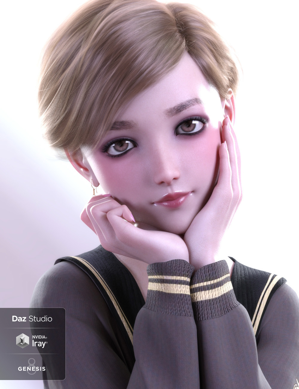 Nanami for Kanade 8 by: Cherubit, 3D Models by Daz 3D