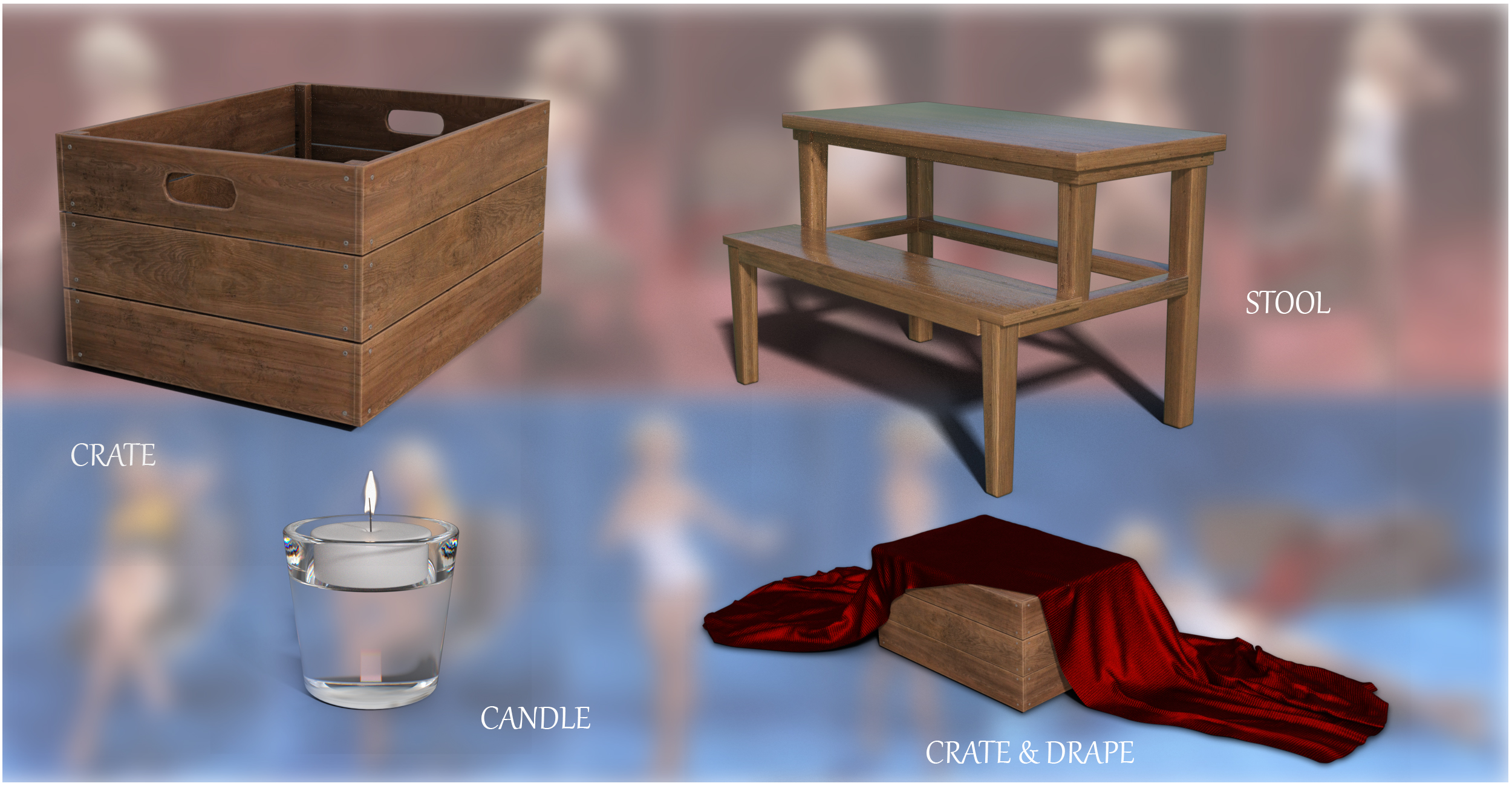 iG Sweet Intentions Poses and Props iG Sweet Intentions Poses and Props by: i3D_LotusValery3D, 3D Models by Daz 3D