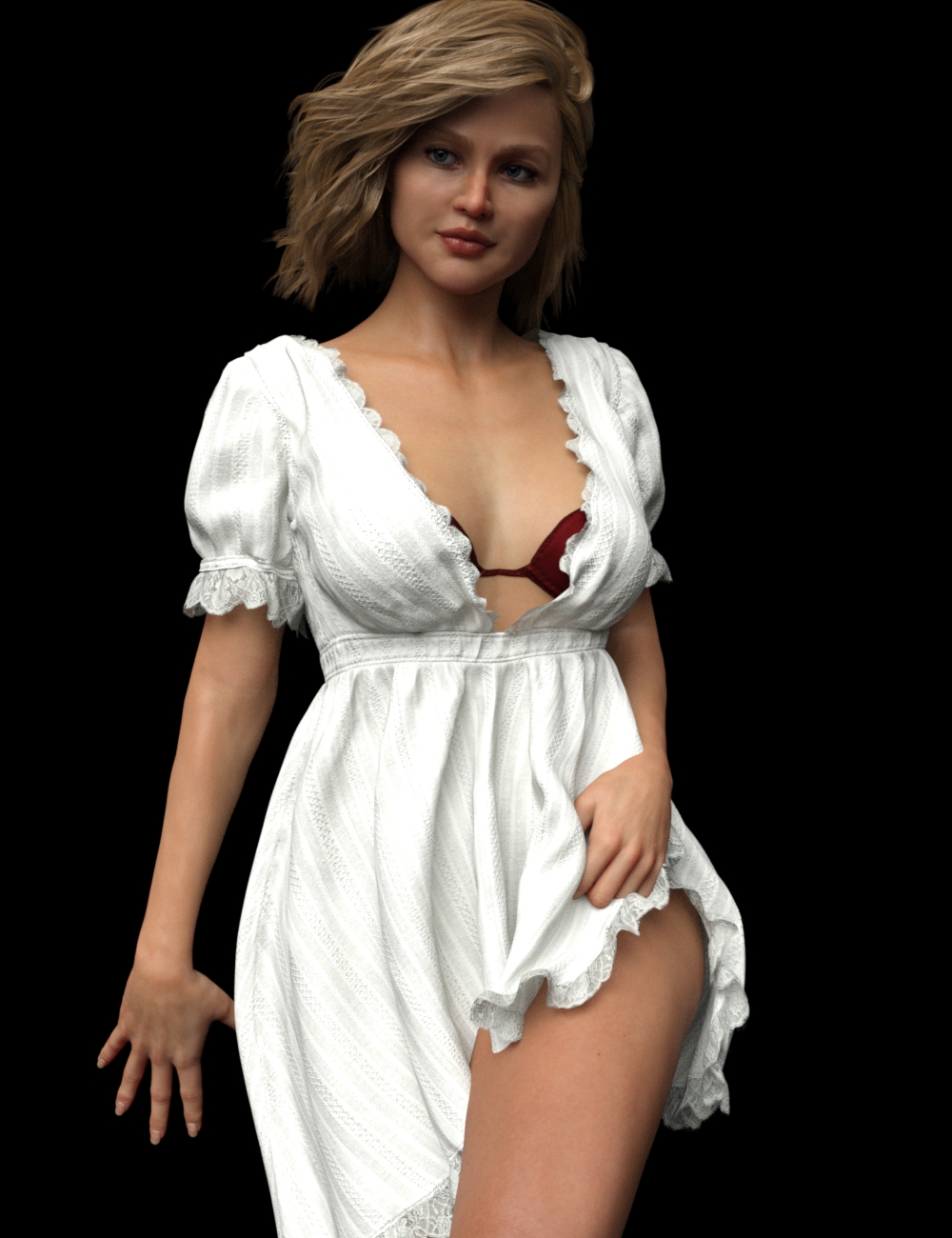Hallie HD for Genesis 8 Female by: RedzStudio, 3D Models by Daz 3D