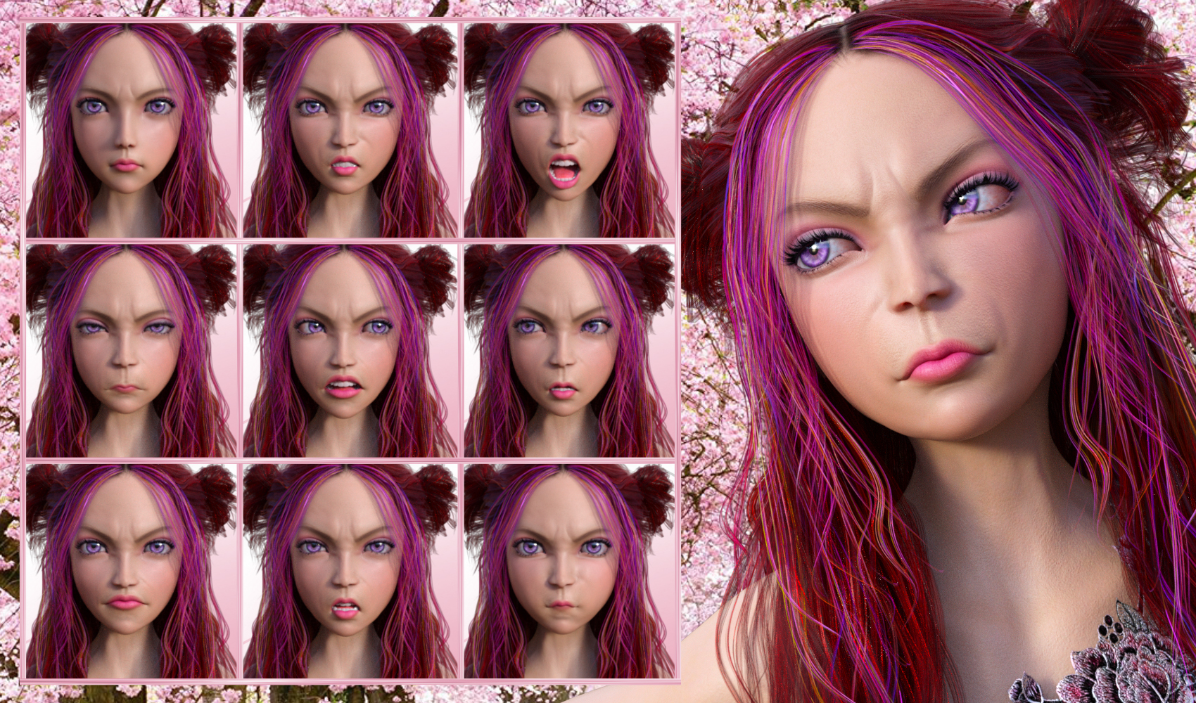 My Style - Expressions for Genesis 8 Female and Kanade 8 by: JWolf, 3D Models by Daz 3D