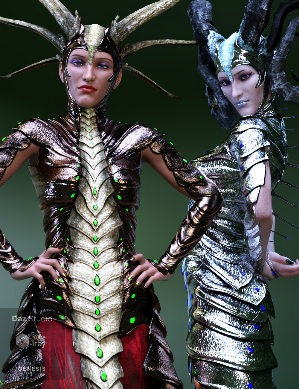 Dragon Empresses for Genesis 8 Female by: Darwins Mishap(s)Arki, 3D Models by Daz 3D