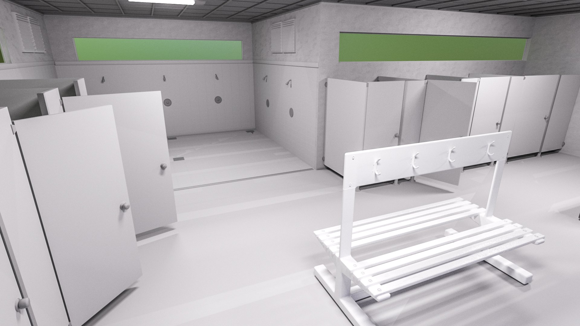 Locker Room by: Serum, 3D Models by Daz 3D