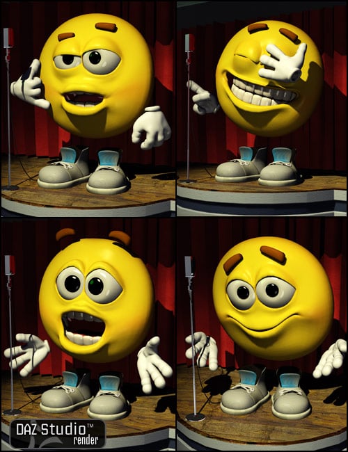 Emoticon Poses Emoticon Poses by: Digiport, 3D Models by Daz 3D
