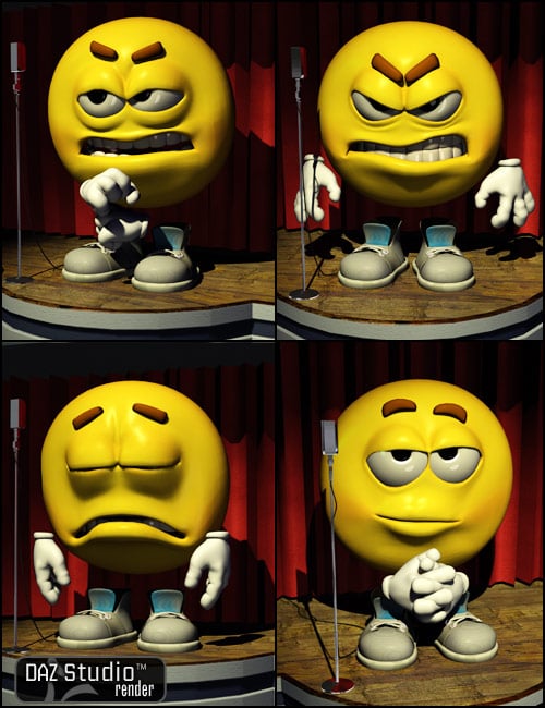 Emoticon Poses Emoticon Poses by: Digiport, 3D Models by Daz 3D