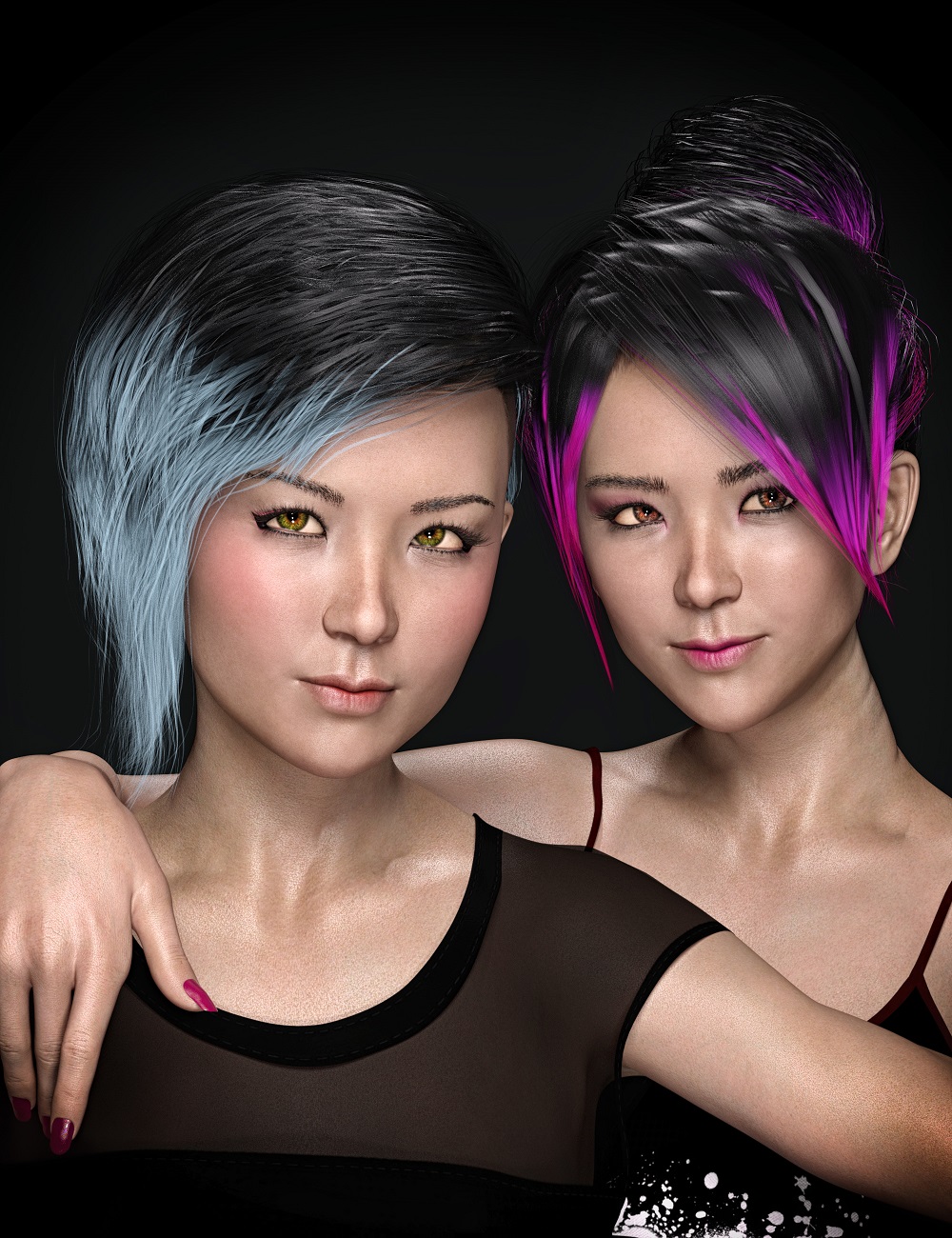 CC Kaiya for Mei Lin 8 by: ChangelingChick, 3D Models by Daz 3D