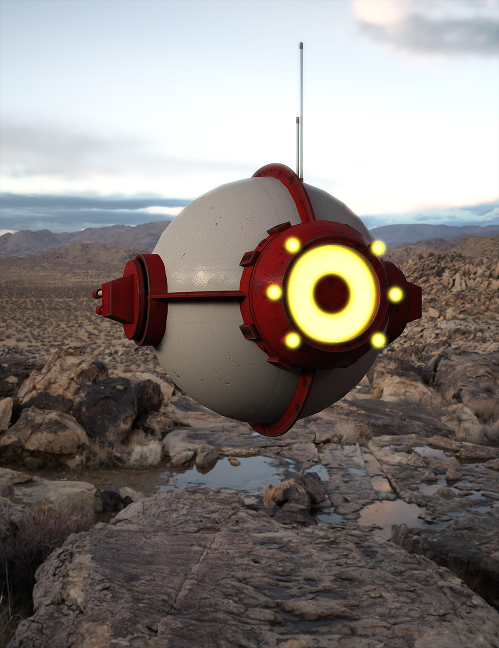 Sci-Fi Patrol Bot Sci-Fi Patrol Bot by: , 3D Models by Daz 3D