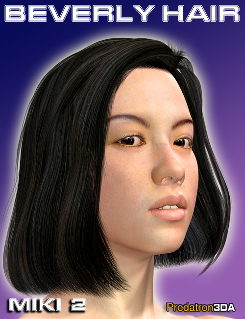 Beverly Hair by: Predatron, 3D Models by Daz 3D