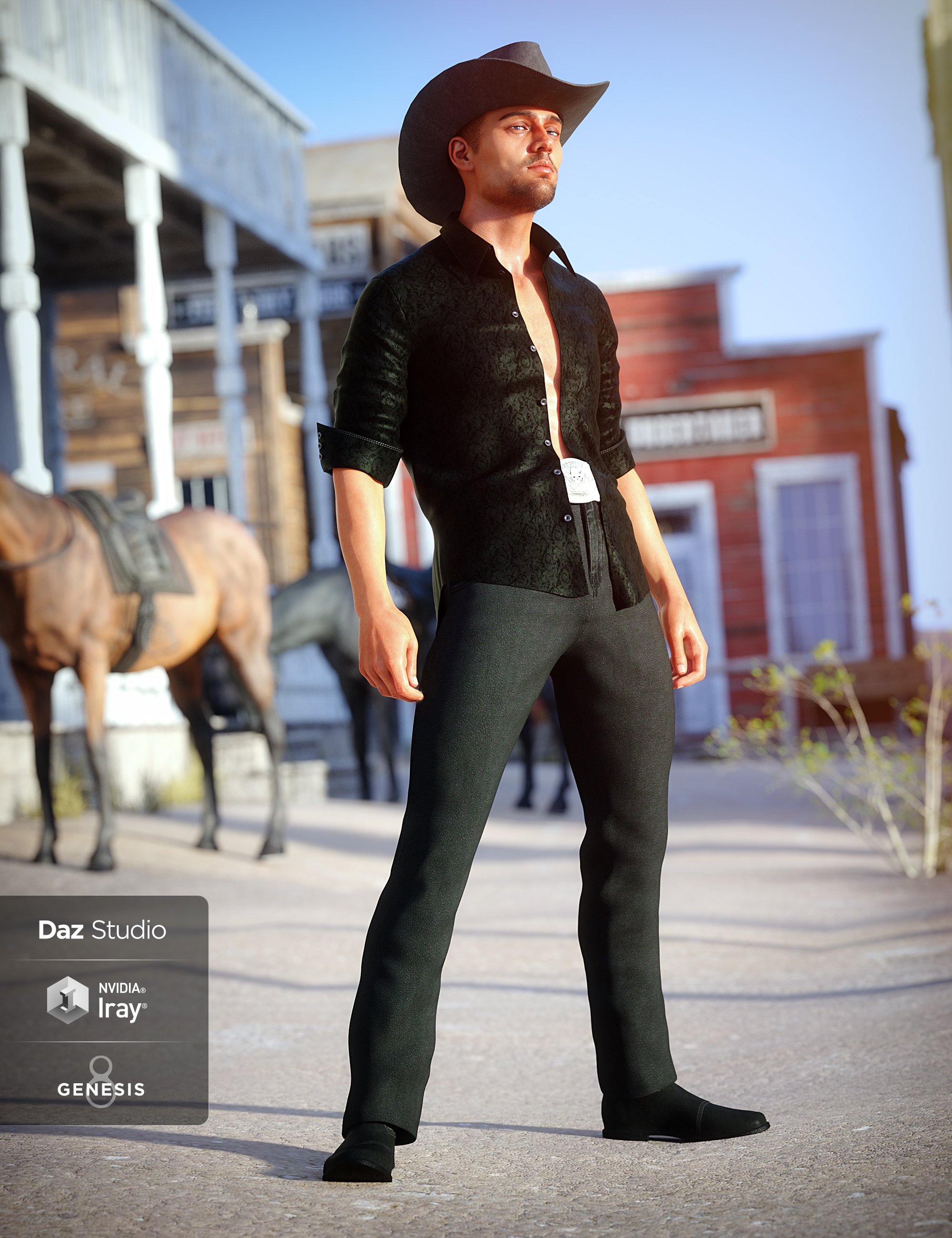 dForce Caballero Outfit for Genesis 8 Male(s) dForce Caballero Outfit for Genesis 8 Male(s) by: MadaOziChick, 3D Models by Daz 3D