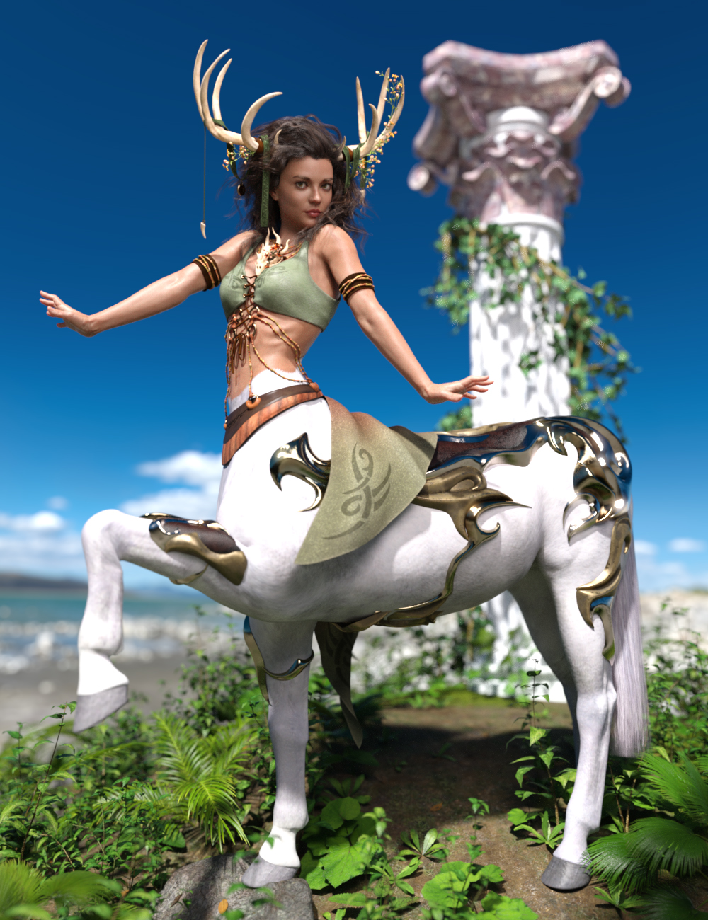 Genesis 8 Female Centaur by: , 3D Models by Daz 3D