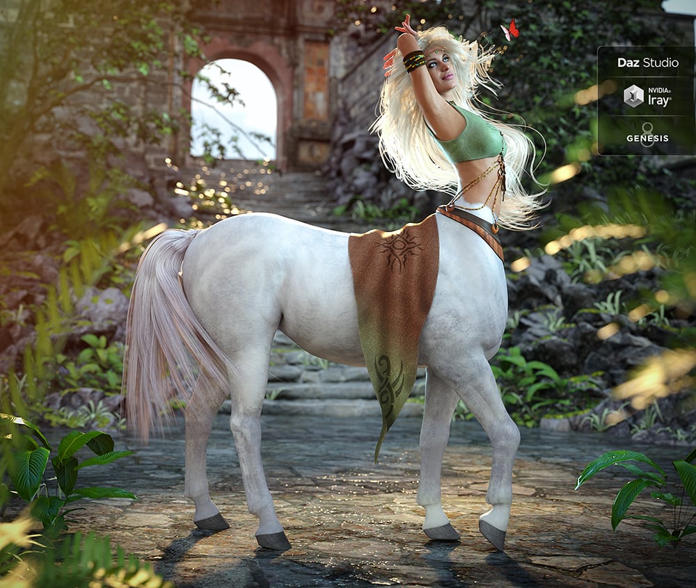 Genesis 8 Female Centaur Genesis 8 Female Centaur by: , 3D Models by Daz 3D