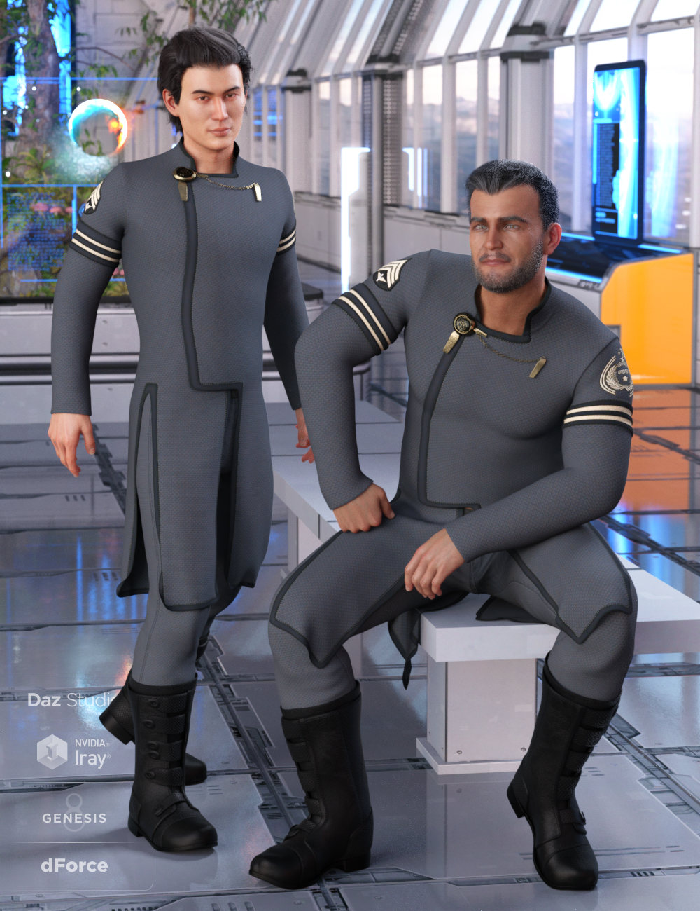 dForce Elite Commander Outfit for Genesis 8 Male(s) dForce Elite Commander Outfit for Genesis 8 Male(s) by: Barbara BrundonSarsaUmblefugly, 3D Models by Daz 3D