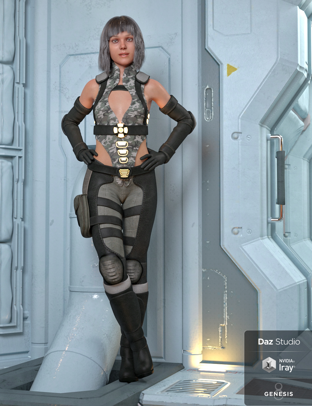 SciFi Spy Textures by: Sarsa, 3D Models by Daz 3D