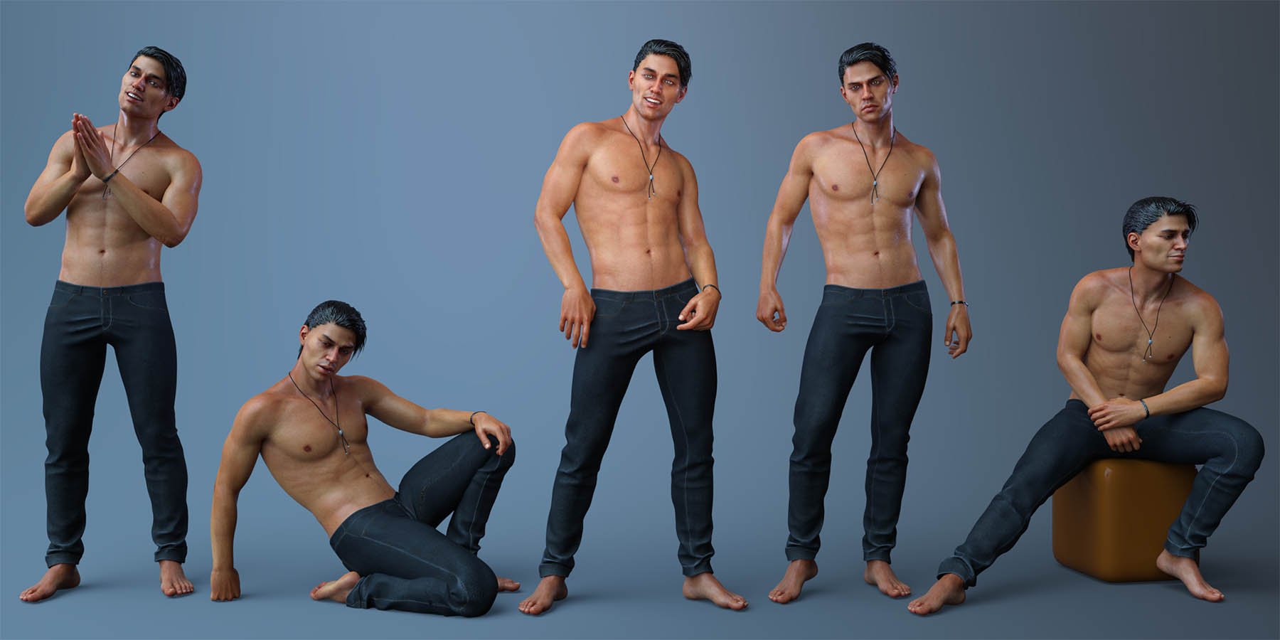 CDI Poses and Expressions for Diego 8 and Genesis 8 Male by: Capsces Digital Ink, 3D Models by Daz 3D