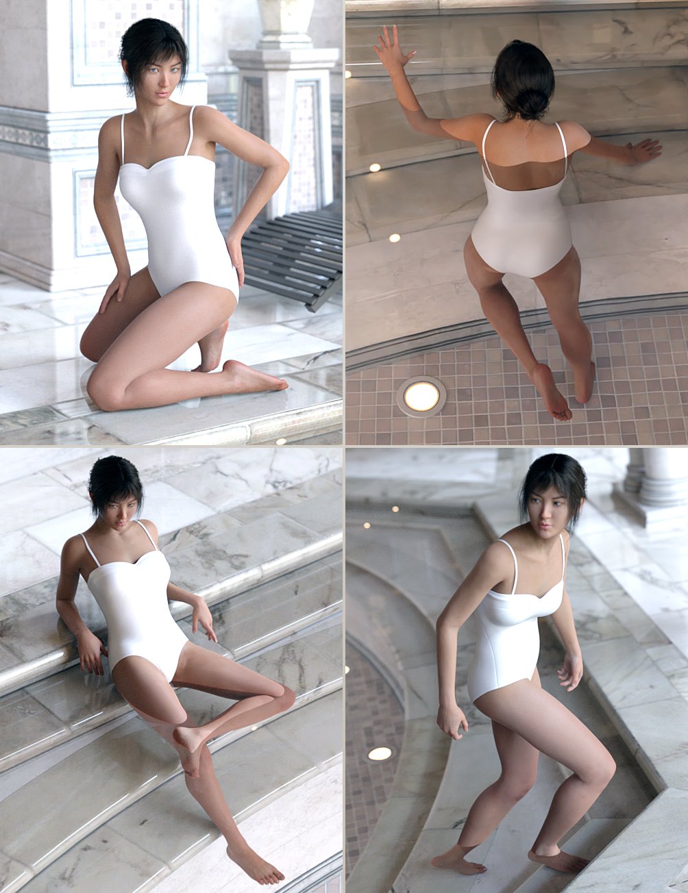 Driftwood Spa Poses Driftwood Spa Poses by: Predatron, 3D Models by Daz 3D