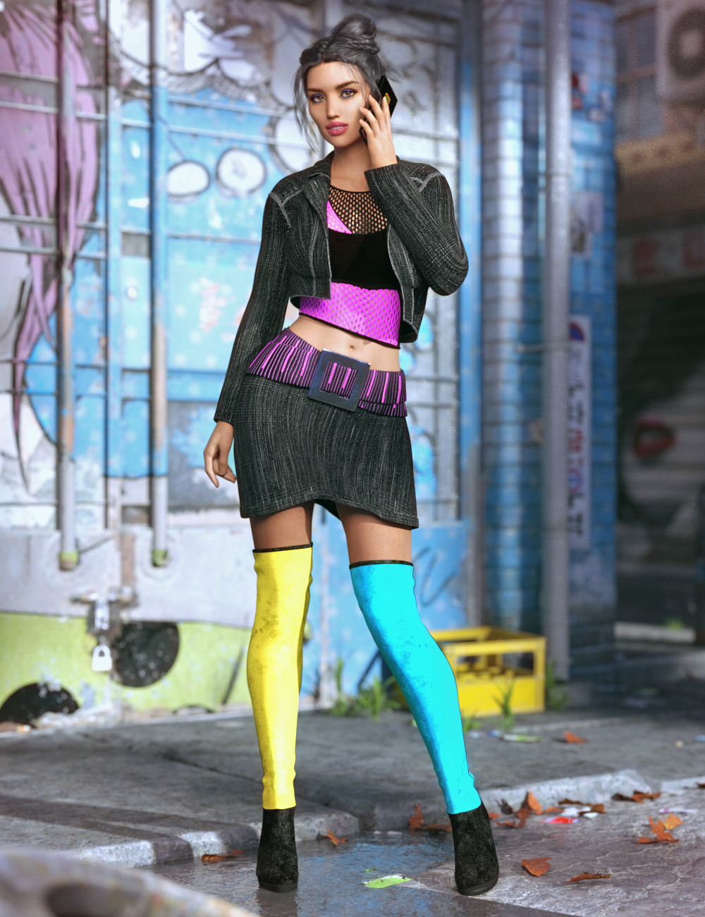 Millennia Outfit for Genesis 8 Female(s) by: 3D-GHDesignPoisenedLilySade, 3D Models by Daz 3D