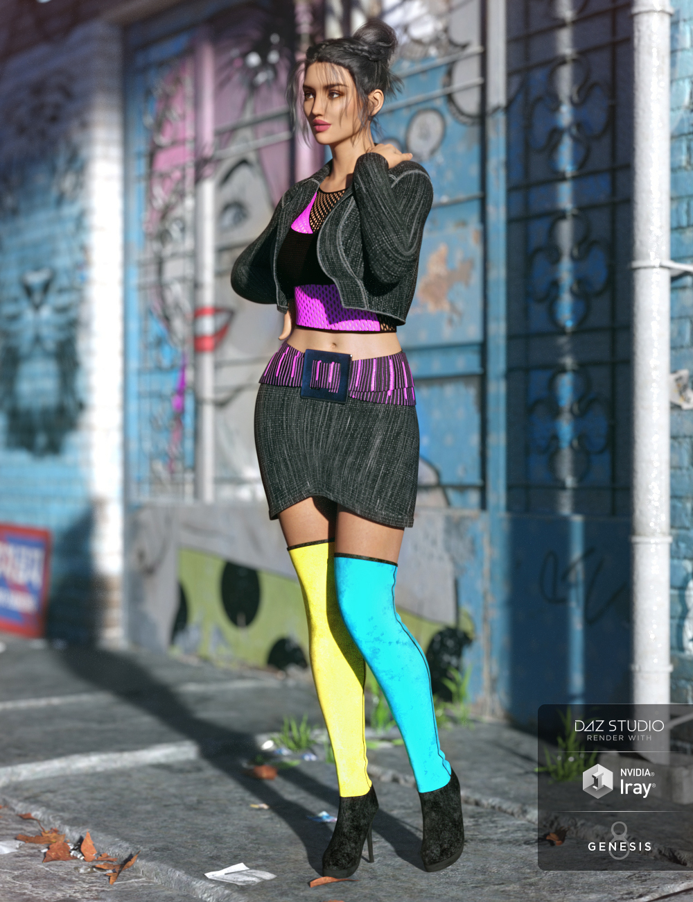 Millennia Outfit for Genesis 8 Female(s) by: 3D-GHDesignPoisenedLilySade, 3D Models by Daz 3D