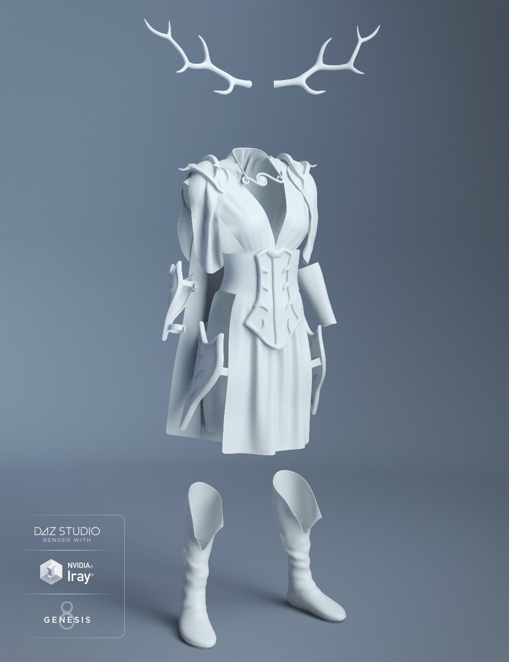 dForce Wood Warden for Genesis 8 Female(s) by: Moonscape GraphicsSade, 3D Models by Daz 3D