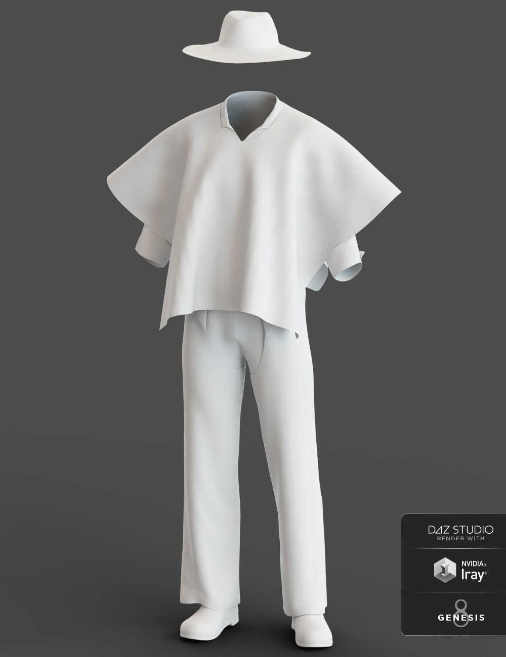 dForce Western Poncho Outfit for Genesis 8 Male(s) dForce Western Poncho Outfit for Genesis 8 Male(s) by: Anna BenjaminNikisatez, 3D Models by Daz 3D