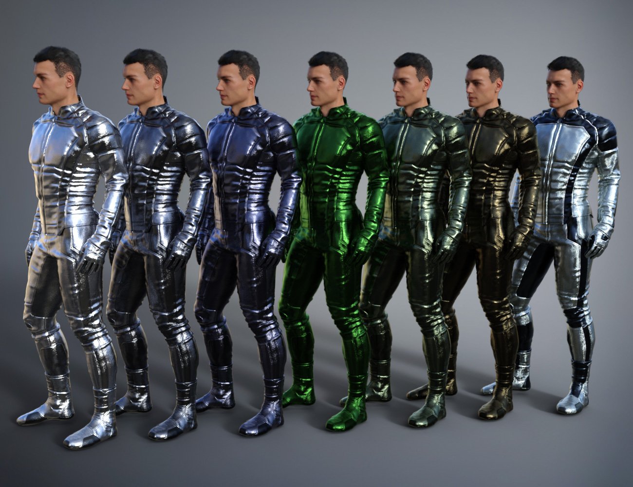 Space Uniform for Genesis 8 Male(s) by: smay, 3D Models by Daz 3D