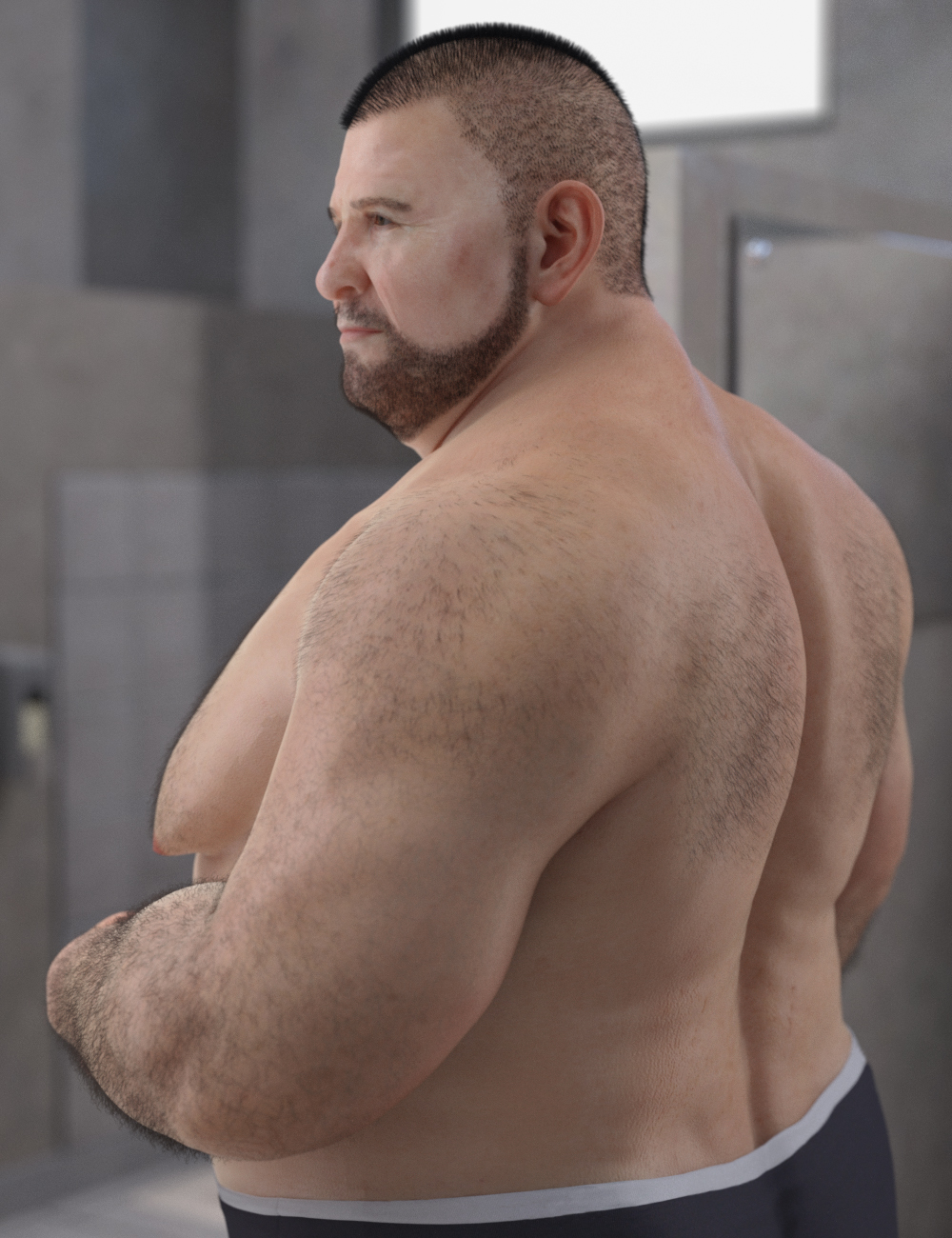 Lightweight Hair Set for Genesis 8 Male by: Deepsea, 3D Models by Daz 3D