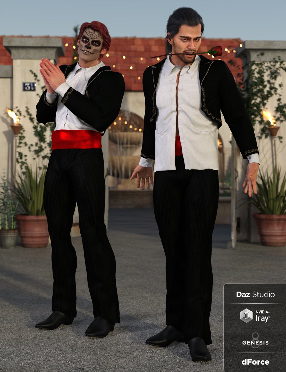 dForce Bolero Style Outfit for Genesis 8 Male(s) dForce Bolero Style Outfit for Genesis 8 Male(s) by: Lyrra MadrilSarsa, 3D Models by Daz 3D