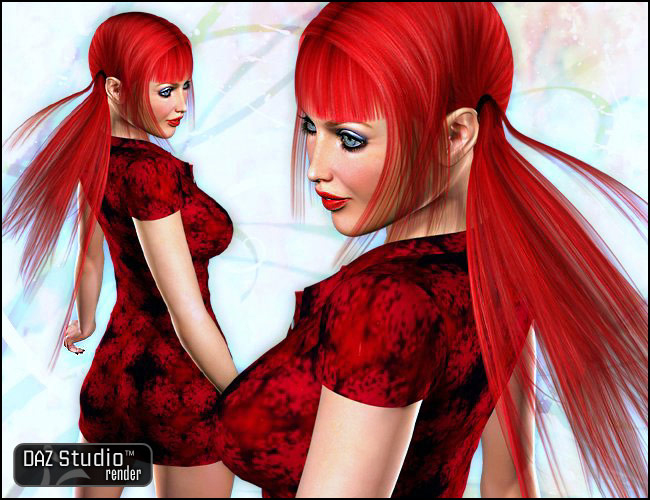Lily Hair by: Biceoutoftouch, 3D Models by Daz 3D
