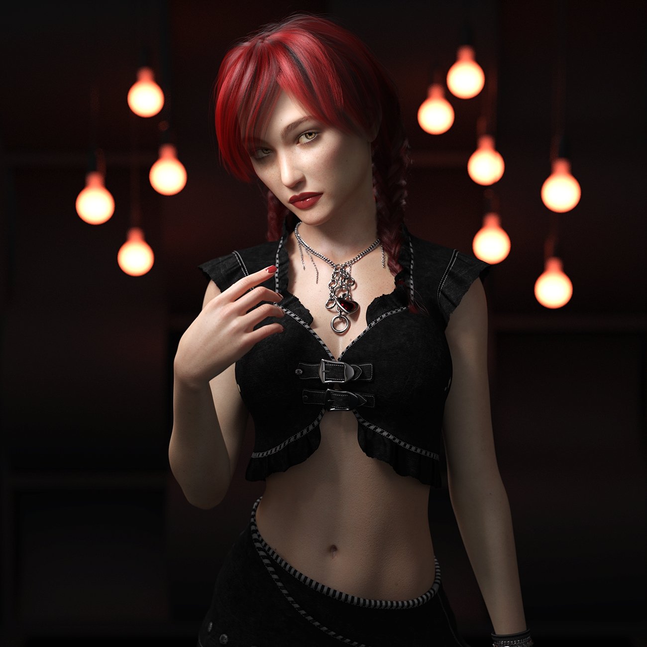 Ellison HD for Genesis 3 and 8 Female by: Lyoness, 3D Models by Daz 3D