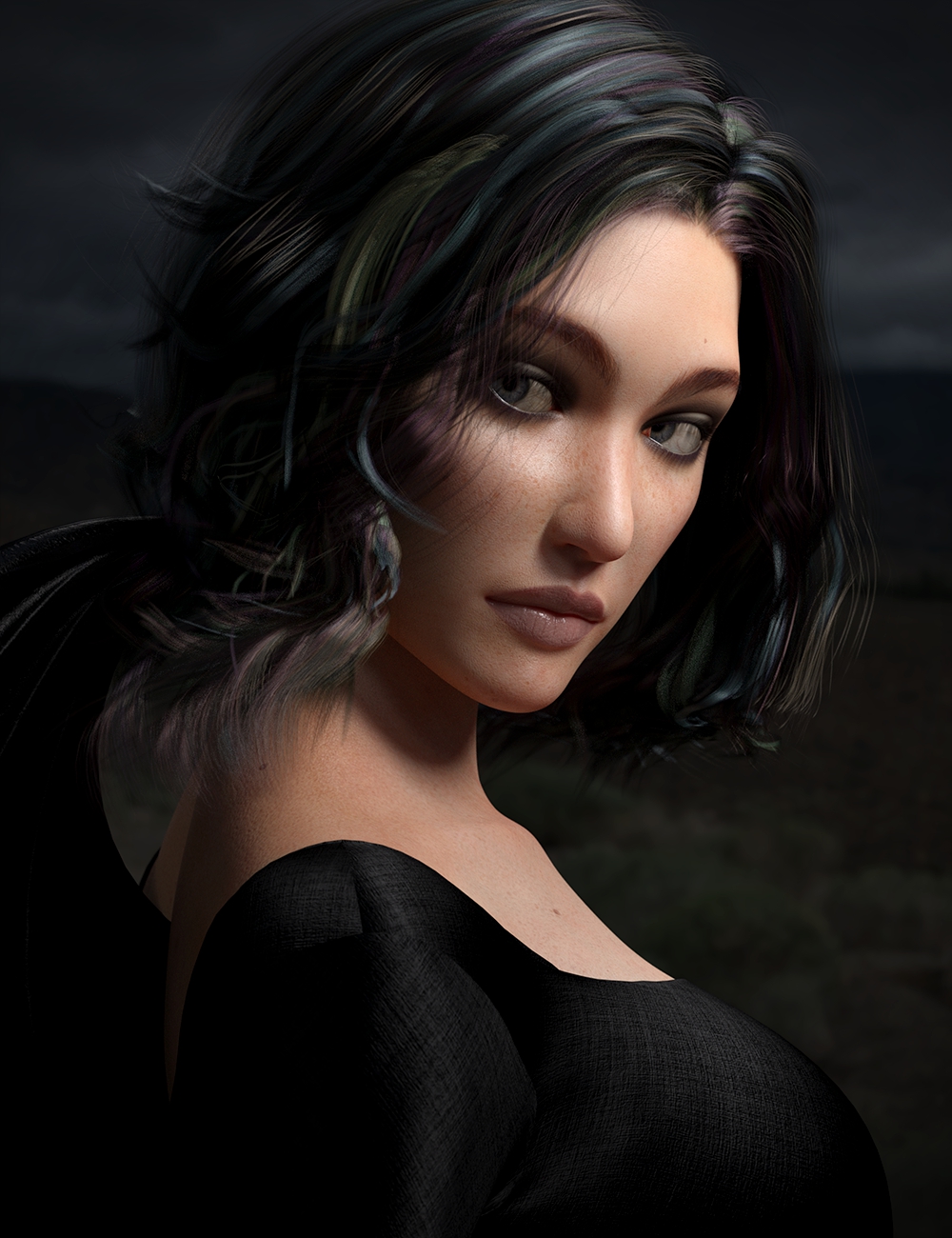 Ellison HD for Genesis 3 and 8 Female by: Lyoness, 3D Models by Daz 3D