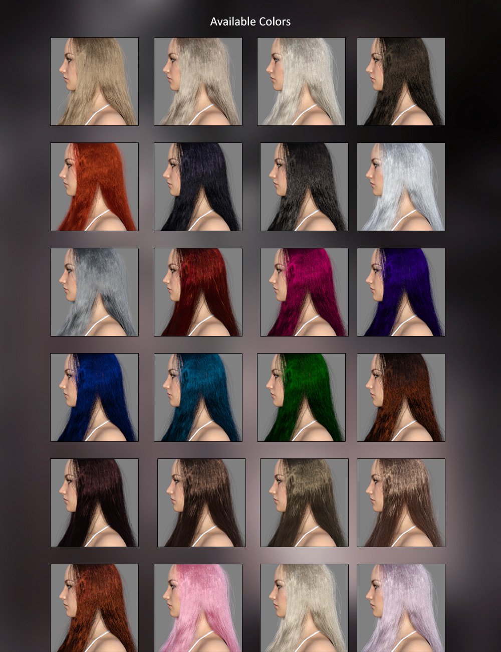 MRL dForce Long Hair for Genesis 8 Female(s) by: Mihrelle, 3D Models by Daz 3D