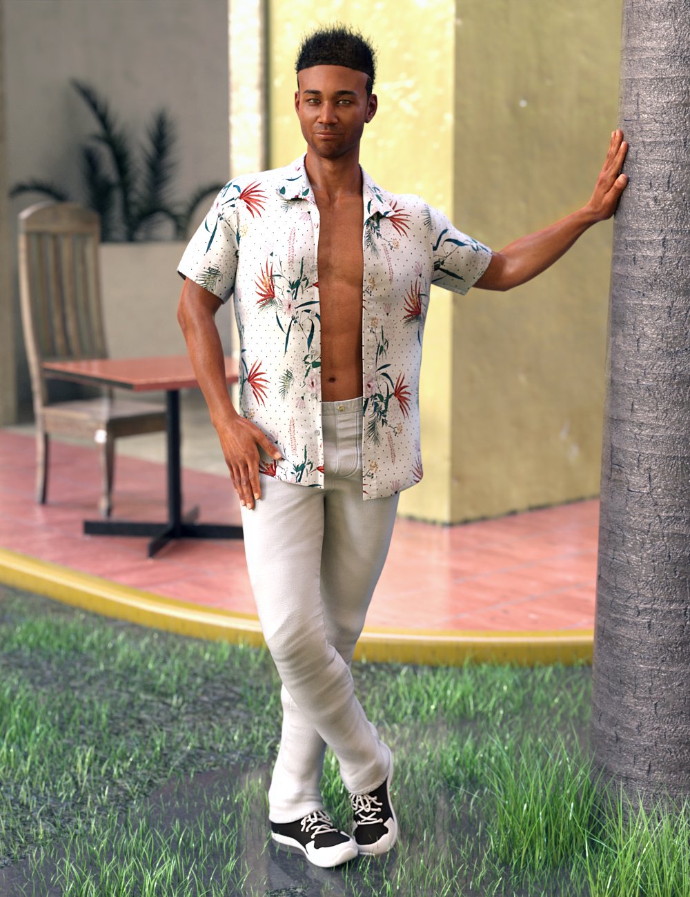 dForce Party Oahu Outfit for Genesis 8 Male(s)