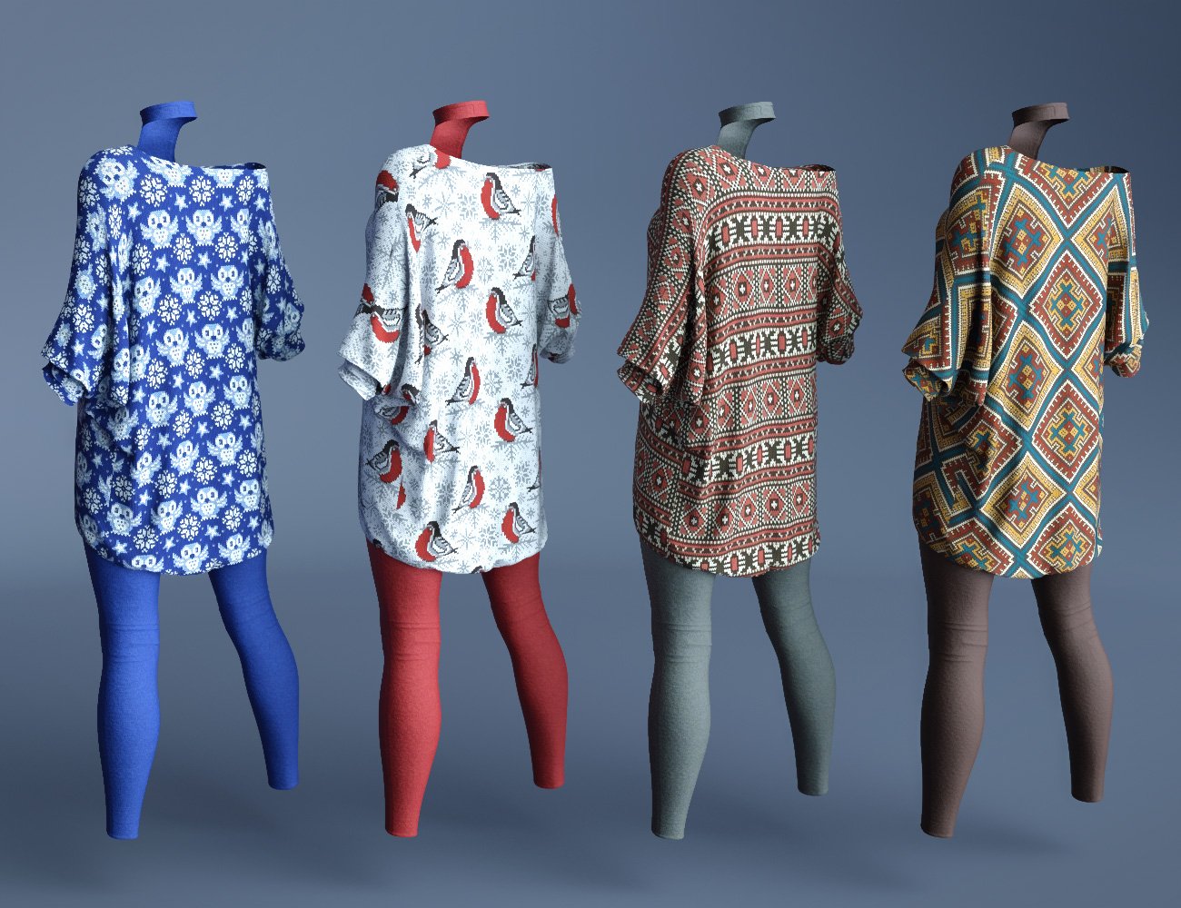 dForce Savannah Outfit: Flow dForce Savannah Outfit: Flow by: Moonscape GraphicsSade, 3D Models by Daz 3D