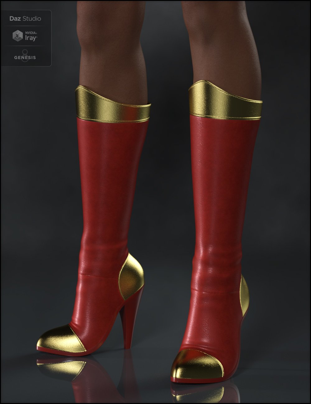 Amazing Morphing Boots for Genesis 8 Female(s) by: Fisty & Darc, 3D Models by Daz 3D