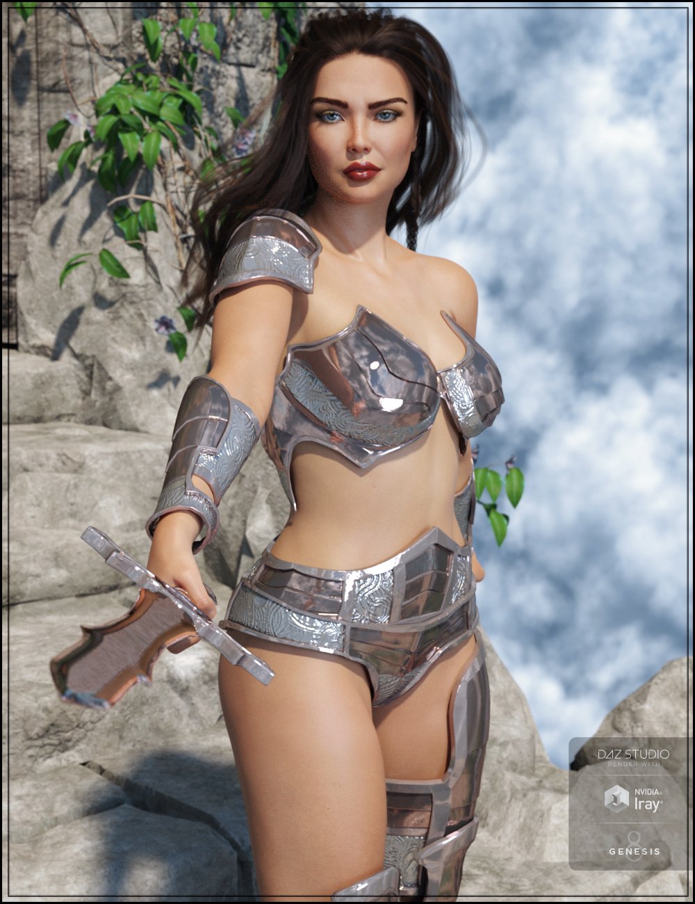 Oracle Armor for Genesis 8 Female(s) by: Trickster3DX, 3D Models by Daz 3D