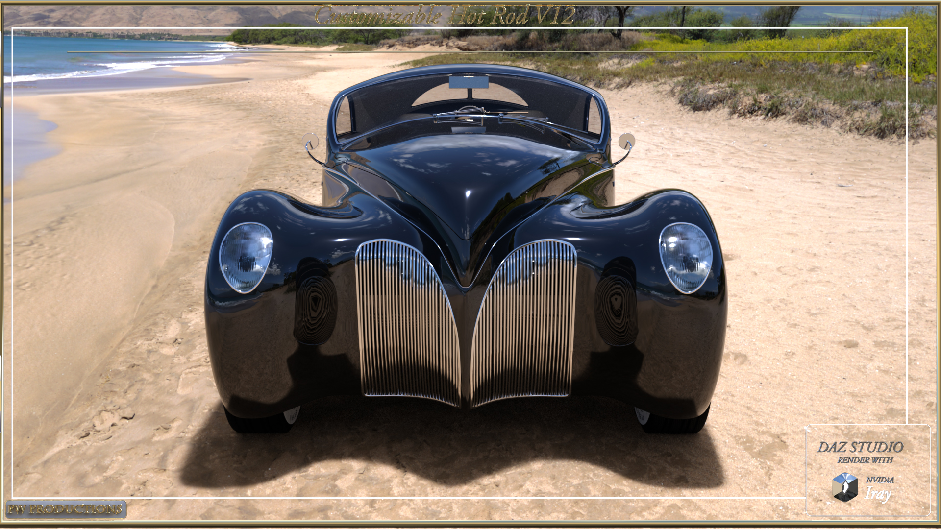 PW Customizable Hot Rod V12 by: PW Productions, 3D Models by Daz 3D