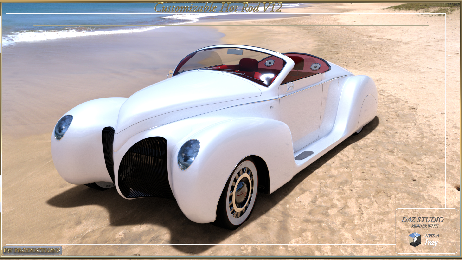 PW Customizable Hot Rod V12 by: PW Productions, 3D Models by Daz 3D