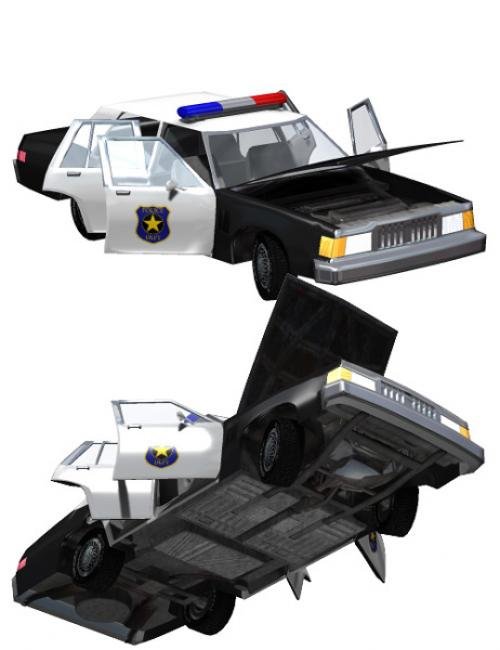 The Police Car The Police Car by: Valandar, 3D Models by Daz 3D