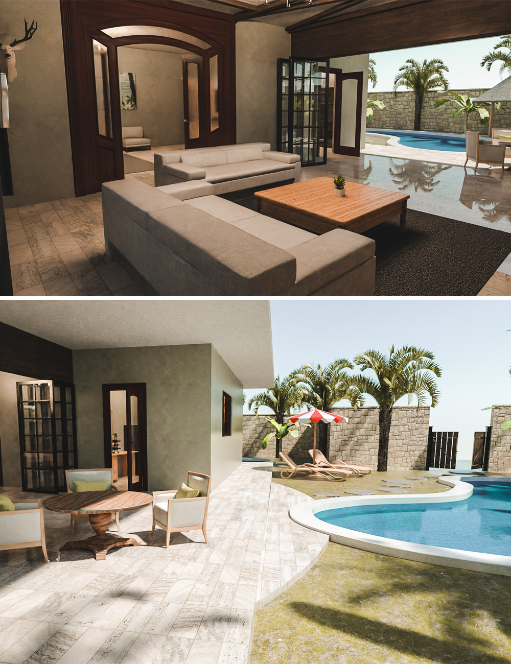 Villa Kubu by: Tesla3dCorp, 3D Models by Daz 3D
