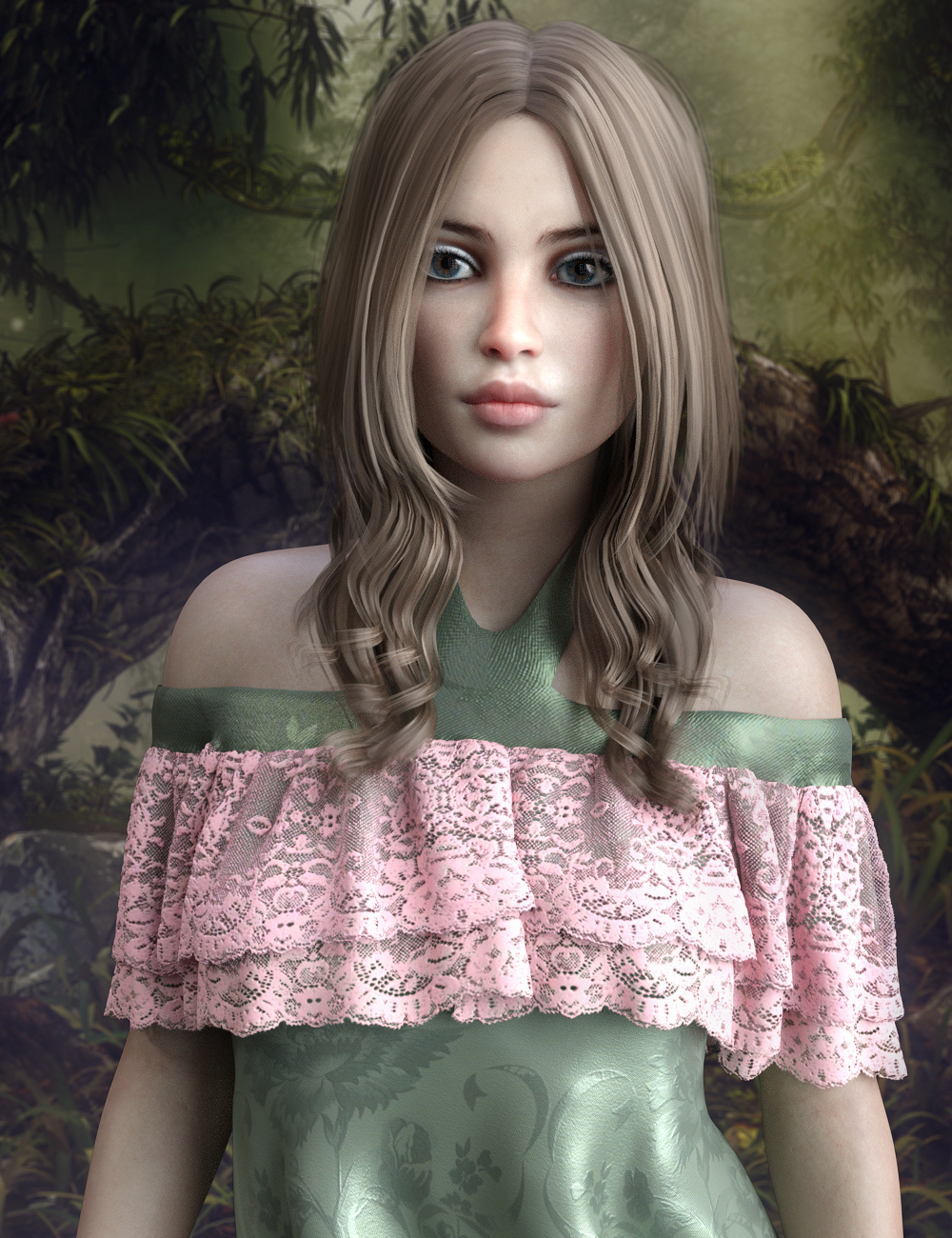 Savanna Hair for Genesis 8 Female(s) by: Propschick, 3D Models by Daz 3D