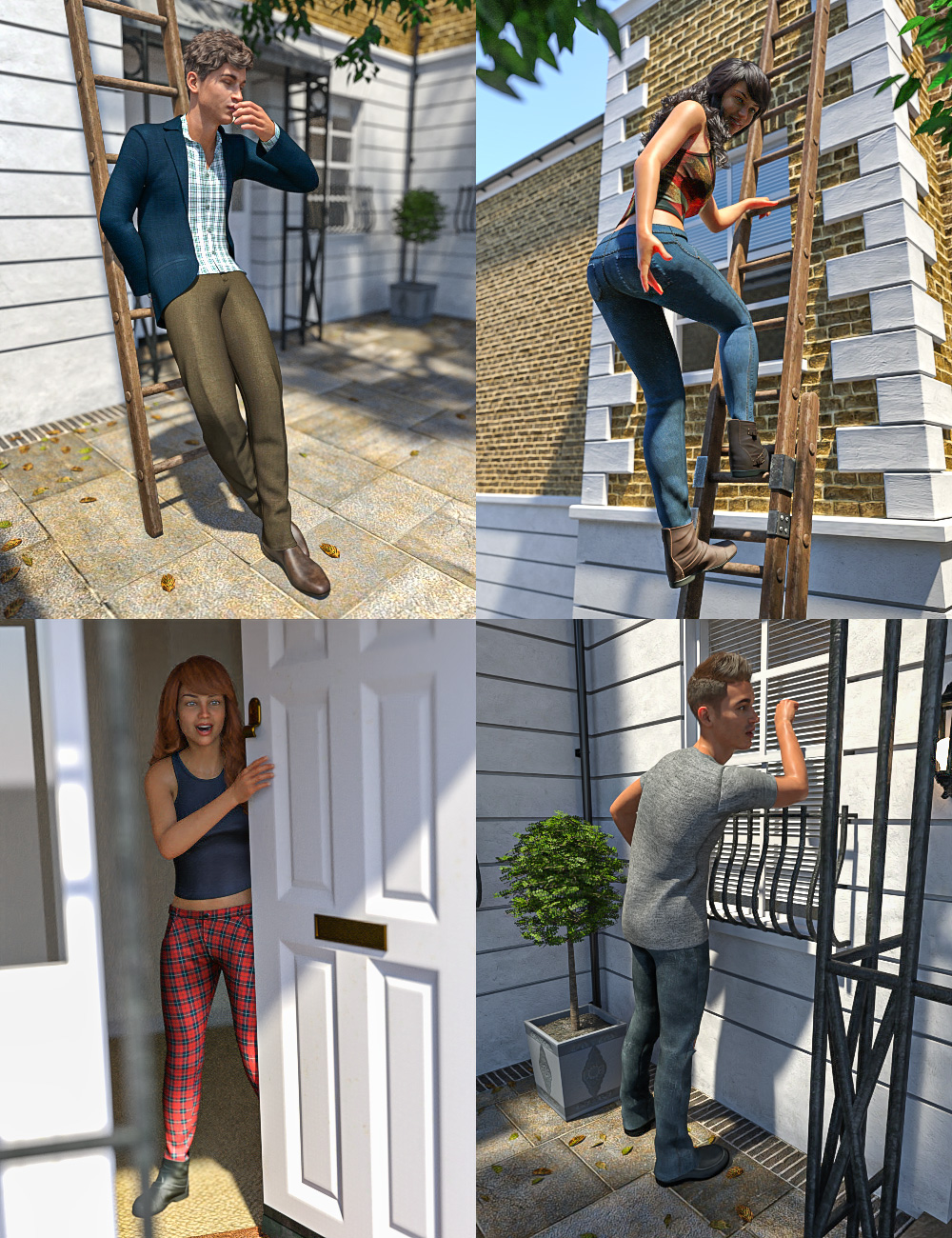 London Courtyard Poses and Props for Genesis 8 London Courtyard Poses and Props for Genesis 8 by: Predatron, 3D Models by Daz 3D