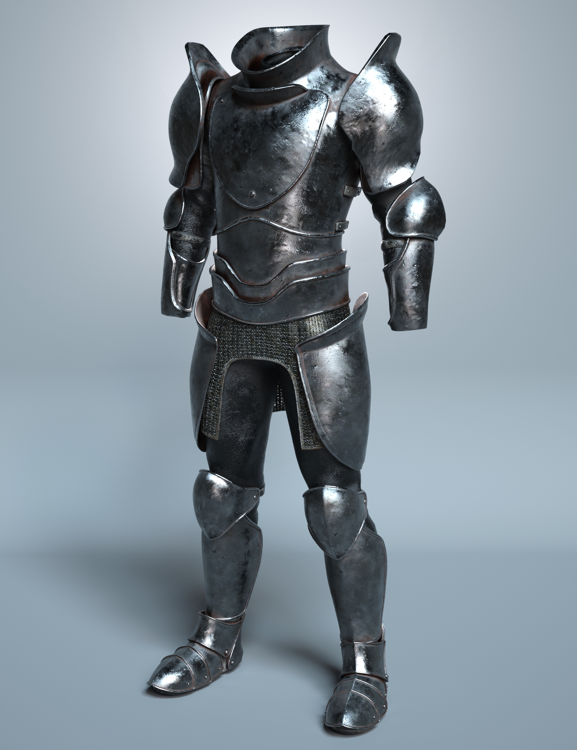 Battleworn Armor for Genesis 8 Male by: Moonscape GraphicsSapphire3DSade, 3D Models by Daz 3D