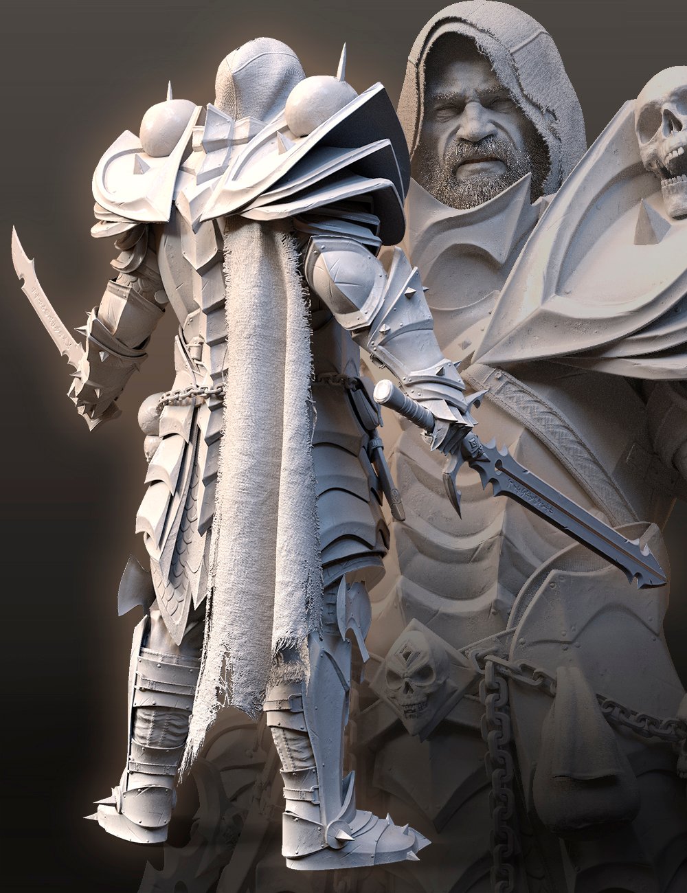 dForce Dark Guard HD Armor for Genesis 8 Male(s) by: Luthbel, 3D Models by Daz 3D