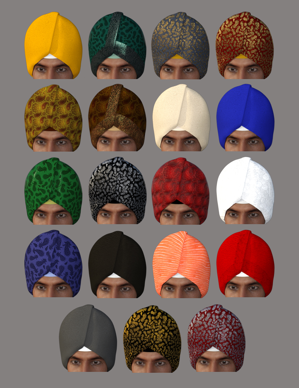 Morphing Turban and Beard for Genesis 8 Male(s) Morphing Turban and Beard for Genesis 8 Male(s) by: Titan XiVirtual_World, 3D Models by Daz 3D