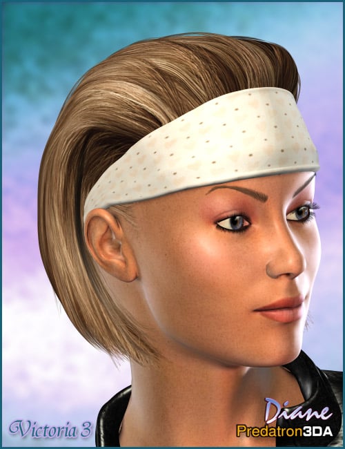 Sammi Hair by: DianePredatron, 3D Models by Daz 3D
